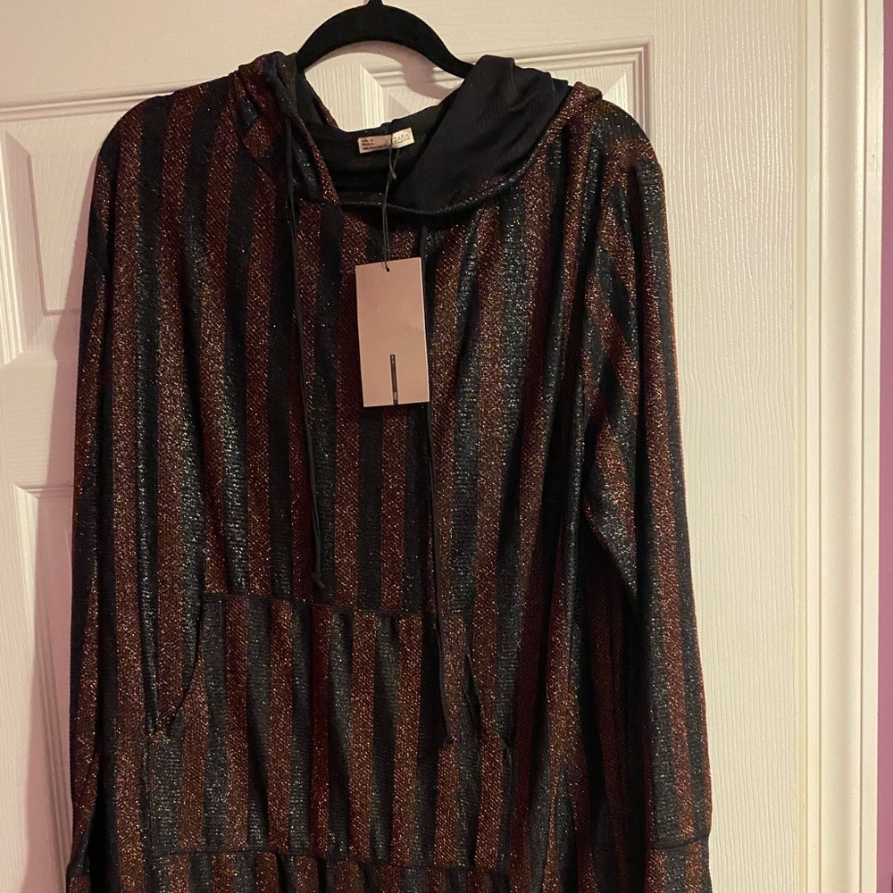 Sparkle hoodie dress